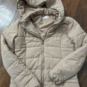 Pink Lily Beige Quilted Jacket